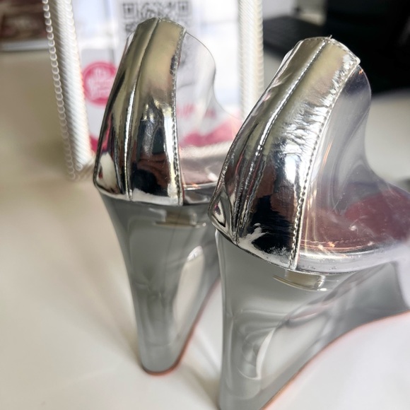 Amina Muaddi Transparent PVC heels - Picture 8 of 8